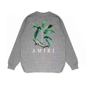 AMIRI French terry hoodie with palm leaf fan and lounge chair print(15 styles)-2194